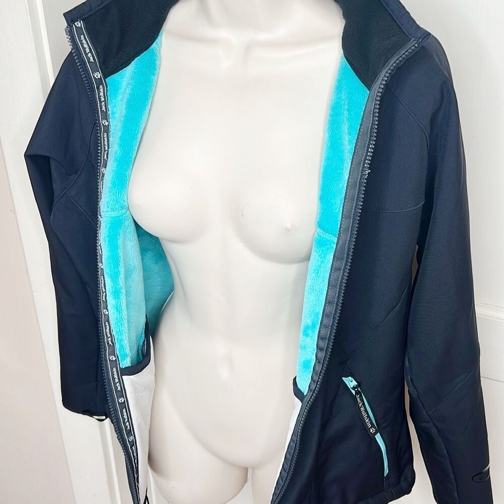 Jack Wolfskin Outdoor Flexshield Softshell Navy B… - image 4